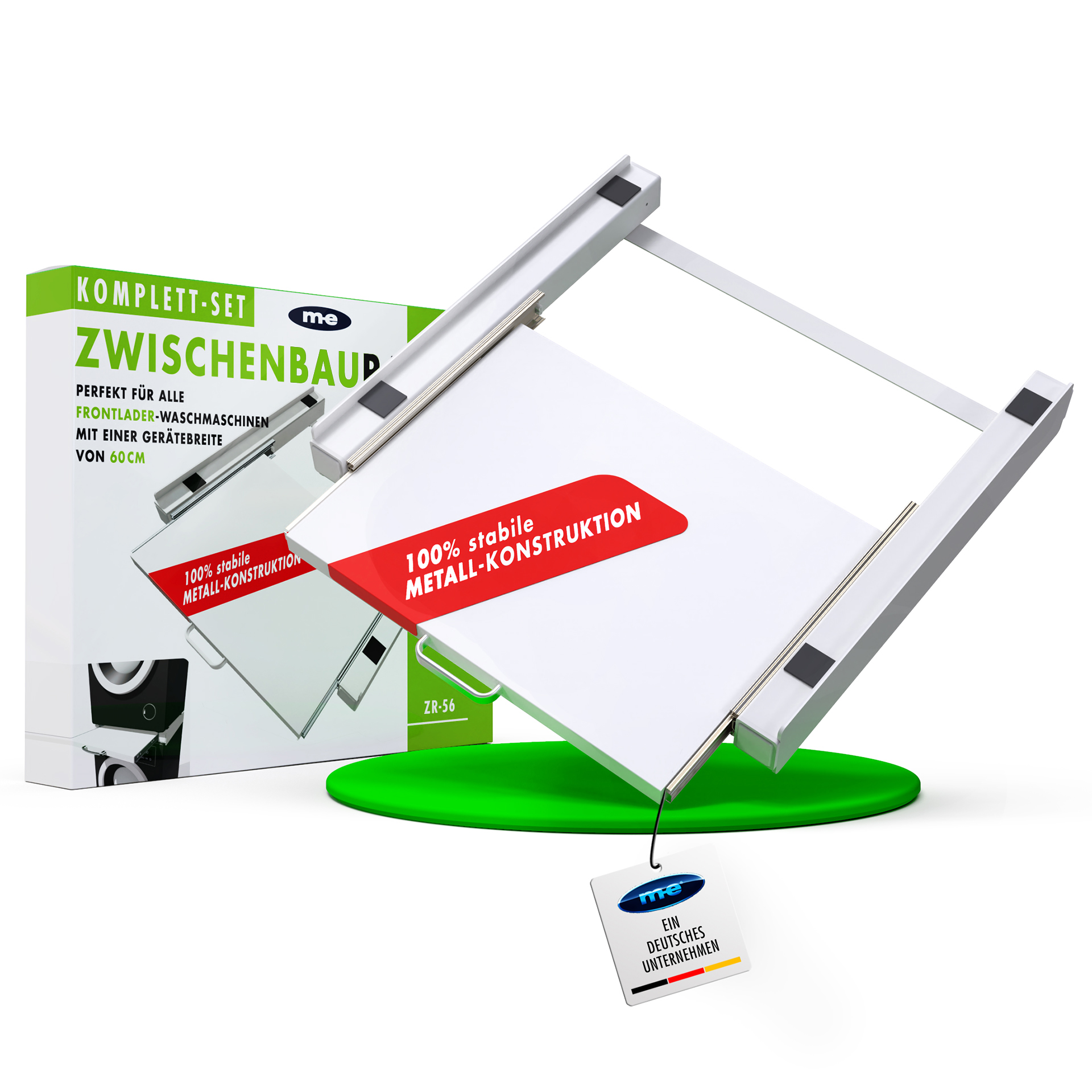 Zwischenbaurahmen/ Waschmaschinenzubehör/ Trocknerzubehör/ Verbindungsrahmen mit Ablage/ Waschmaschine und Trockner/ Universell