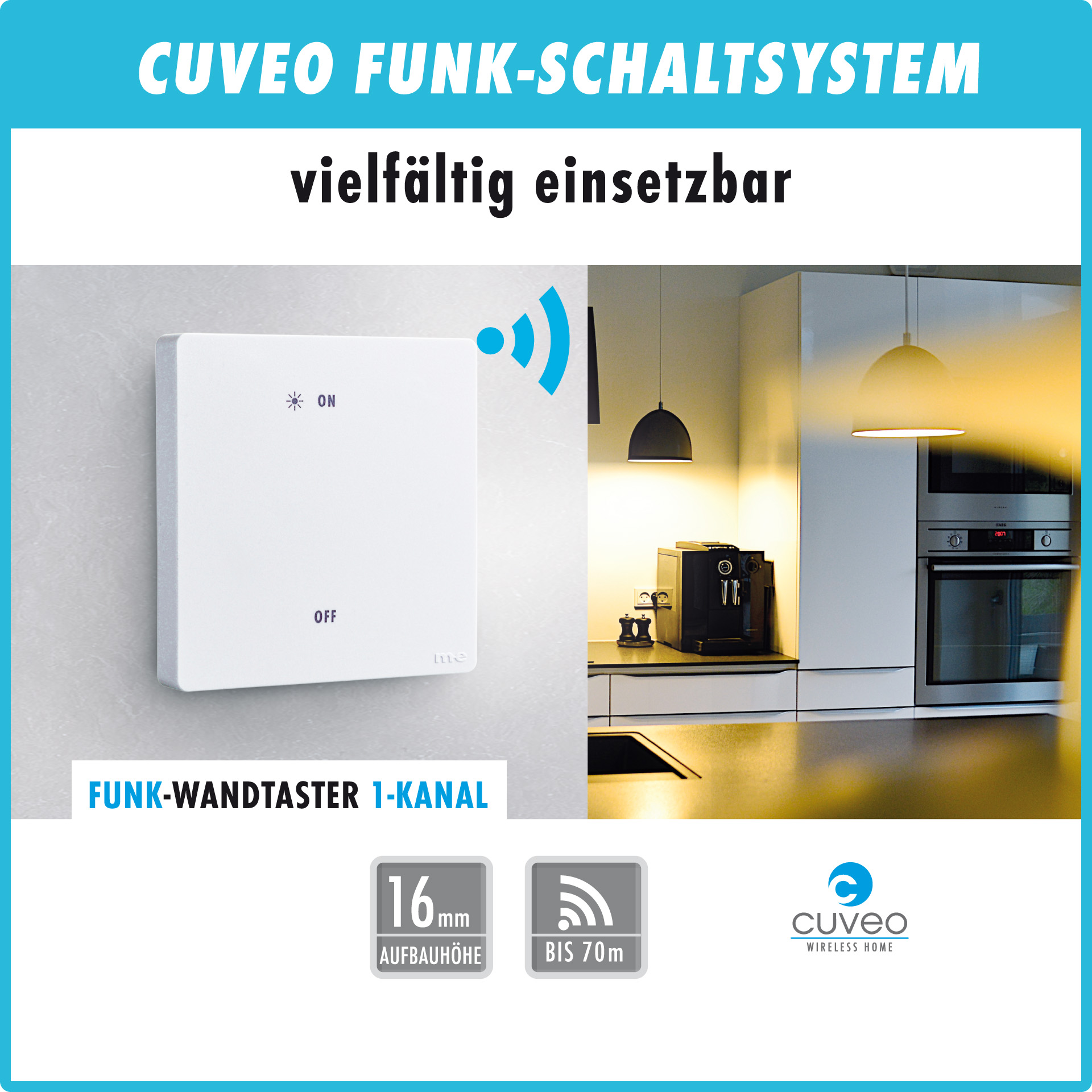 CUVEO Startersets mit Rollladenschalter