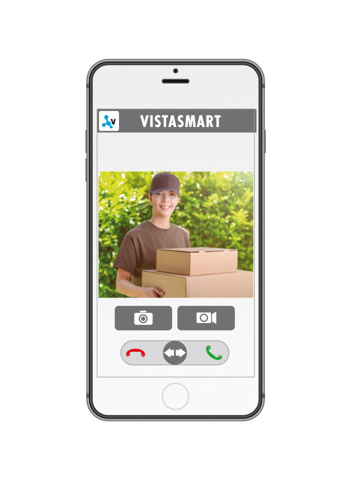 Vistasmart-APP-screen_fin1_800px iP Video WLAN Türsprechstation ALUMINIUM für Smartphone, 1-Fam.-Haus