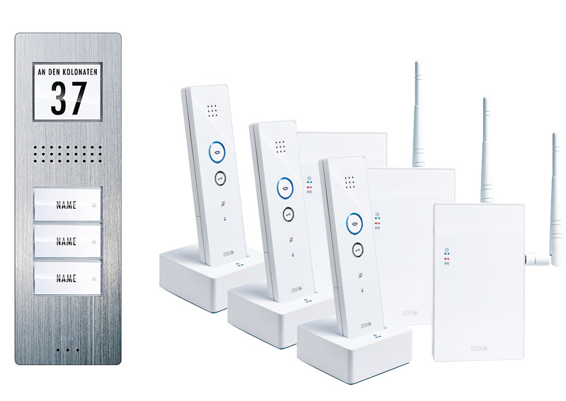 ADV-FM-231-Set_RGB_800px_Fin1 VISTADOOR Funk Türsprechanlage, MOBIL f. 3-Fam.-Haus (AP)