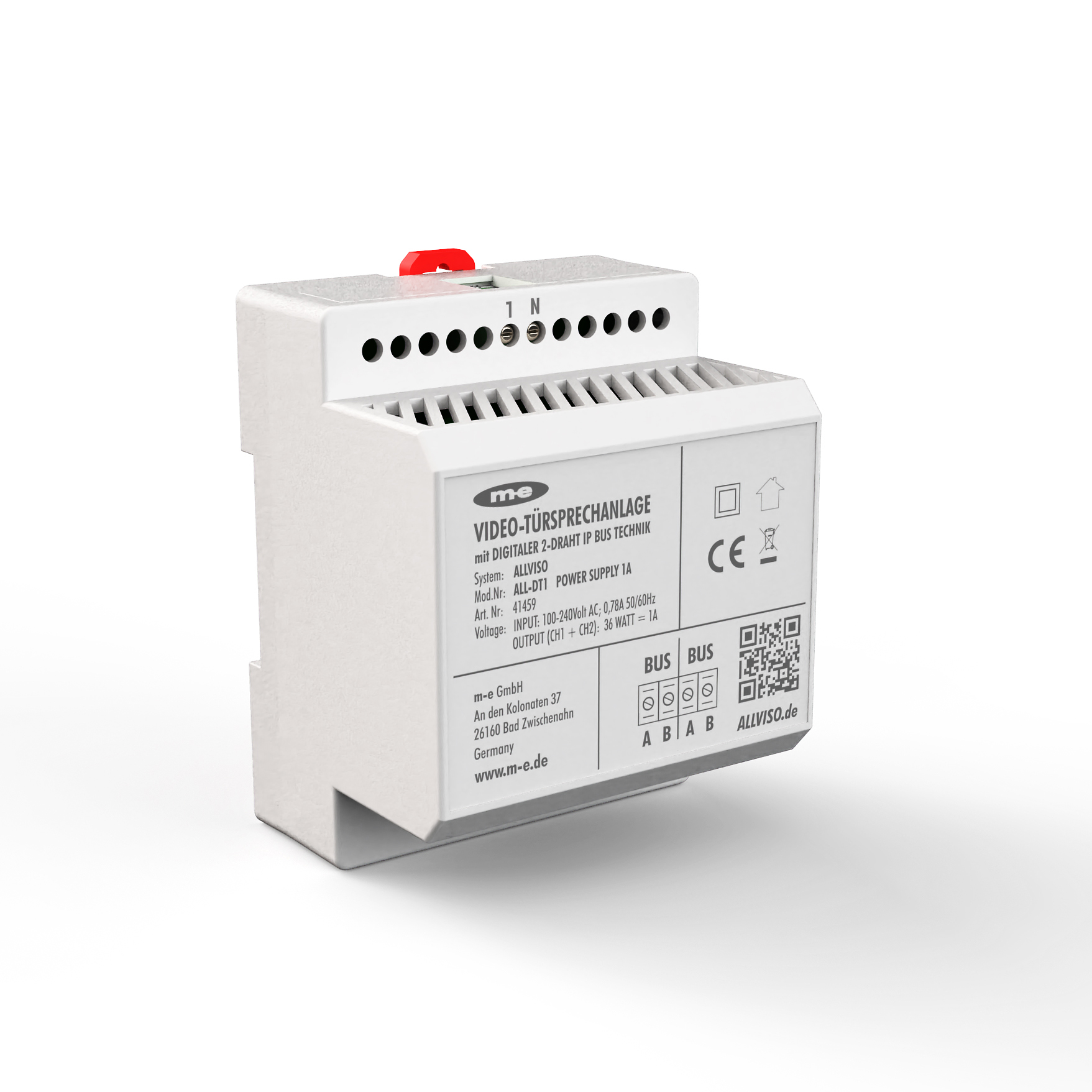 ALLVISO Netzteil, wahlweise Stecker- oder Hutschienen-Netzteil 1A/2A/2A LAN ALLVISO Netzteil, wahlweise Stecker- oder Hutschienen-Netzteil 1A/2A/2A LAN