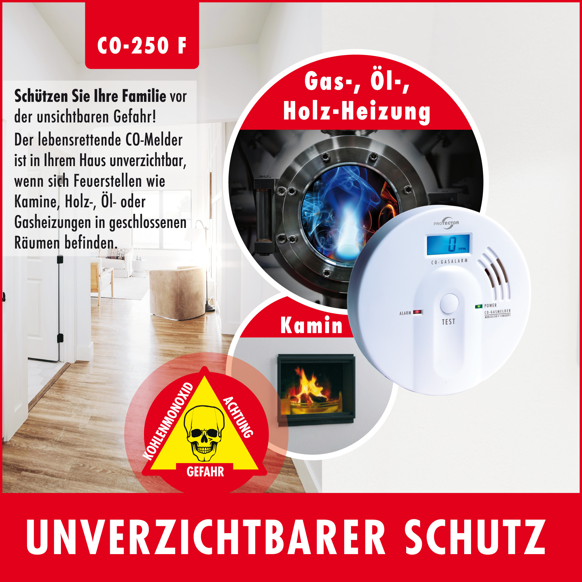 CO-Gasmelder mit FIGARO-Sensor CO-Gasmelder mit FIGARO-Sensor