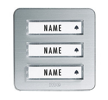 KTA_Alu_3er_lo_RGB Klingeltaster 1, 2, 3-Familienhaus ALU (AP)