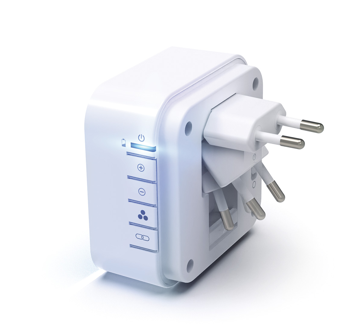 Bell-510-RX-Cube-Fin2-Ani-Artwork-RZ1-2-glow-RGB "Aus Kabel mach Funk" - Converter-Set MINI mit mobilem CUBE-Funkempfänger