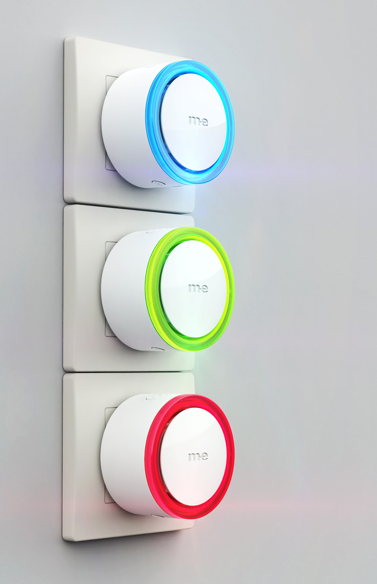 3x-Bell-270-RX-Leuchtring-rechts-RZ1-crop-1200-px "Aus Kabel mach Funk" - Converter-Set MINI mit Funkempfänger f. Steckdose