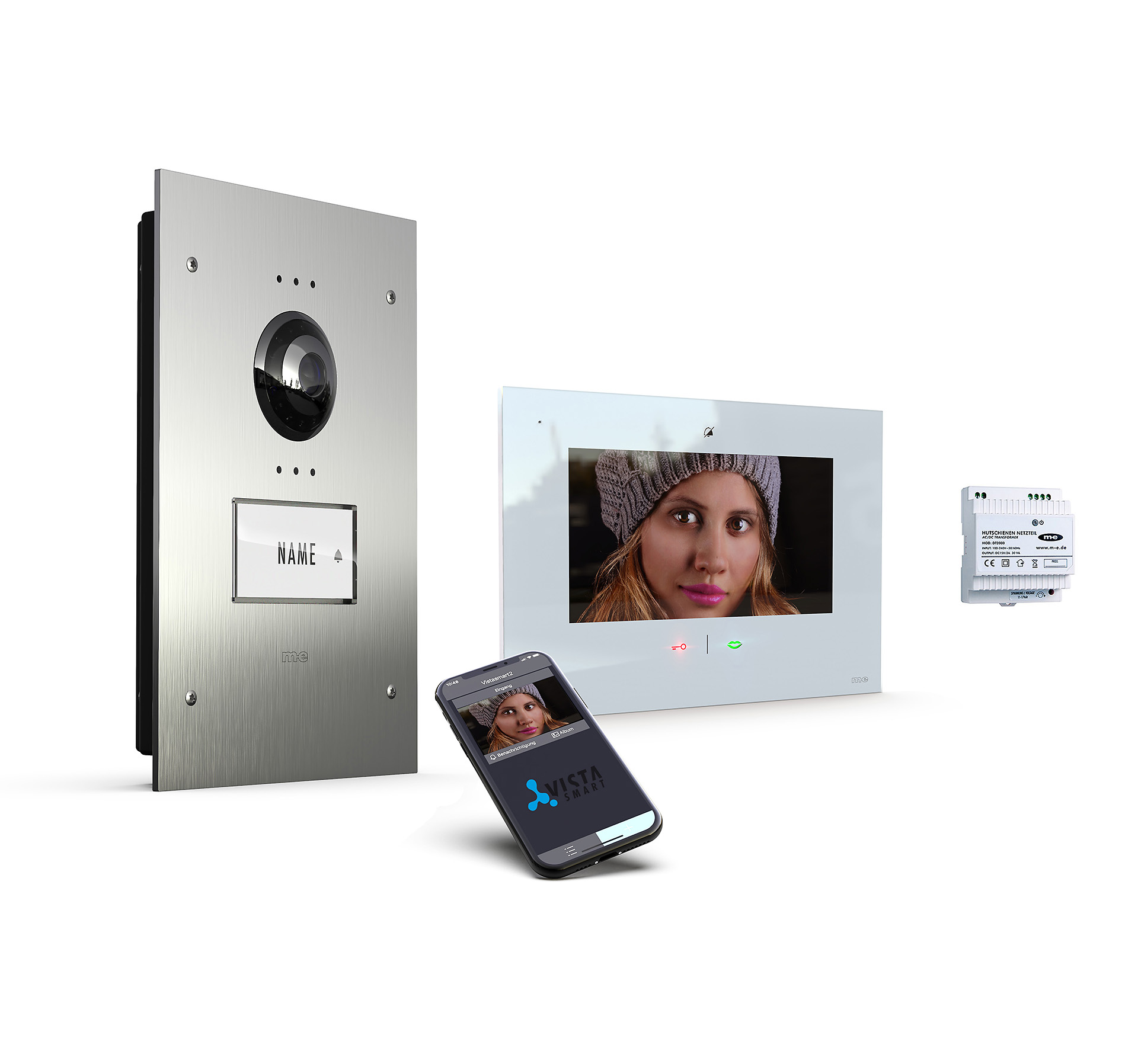 1-Fam.Haus Set UP mit IP-Innenstation (App) 7 Zoll, Bildspeicher, Touch & mp3 1-Fam.Haus Set UP mit IP-Innenstation (App) 7 Zoll, Bildspeicher, Touch & mp3