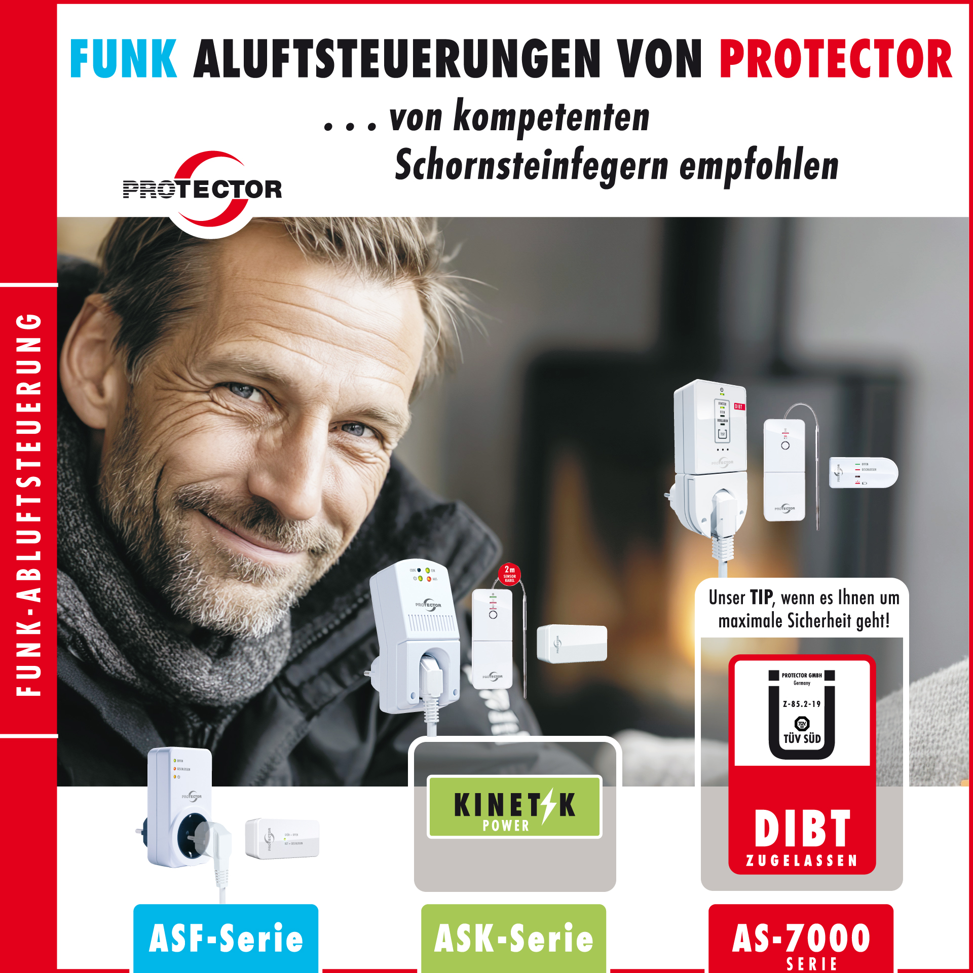 Funk-Abluftsteuerung AS-7020 – Fensterkontaktschalter für Dunstabzugshauben mit DIBt-Zulassung Funk-Abluftsteuerung AS-7020 – Fensterkontaktschalter für Dunstabzugshauben mit DIBt-Zulassung