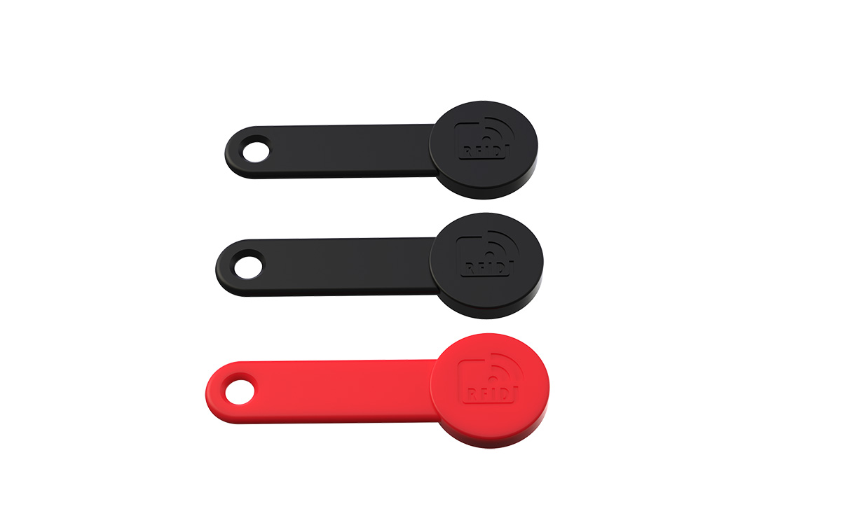 RFID-Dongle-3x-Fin1-Lieferumfang-1200-px iP WLAN / LAN Video Türsprechstation RFID ALU 1-Fam.-Haus (AP) Farbe silber, anthrazit oder weiß