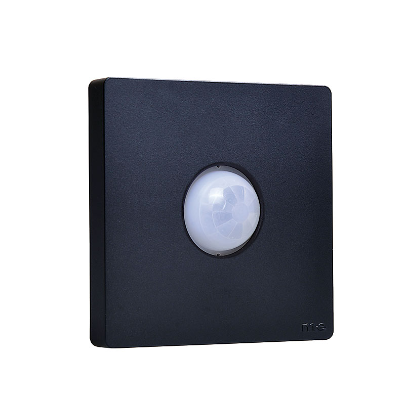 Starterset 33, Funk-Bewegungsmelder Innen in Farbe weiß oder schwarz + Einbauschalter 2000 W